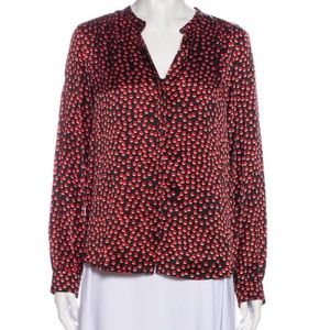 L’Agence 100% silk blouse